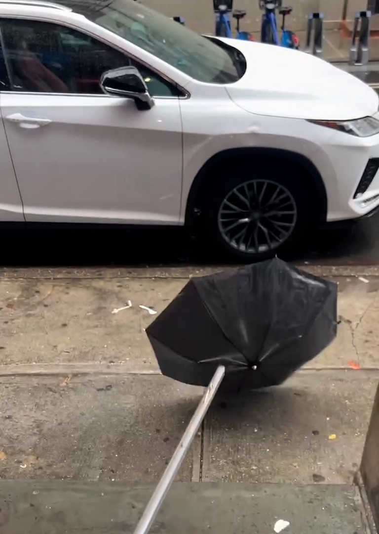 Umbrella on the street