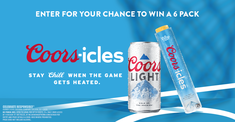 coors-icles sweeps