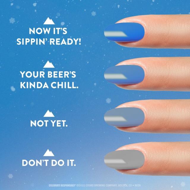 It’s time to snag Coors Light Chill Polish, aka the best stocking-stuffer ever, just in time for the holidays 🍻 Link in bio.