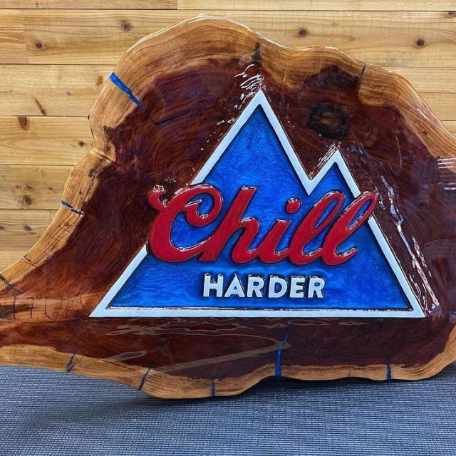 Last call for Chill Harder submissions! KNOCK ON WOOD—you could earn $$$ by posting a photo of your own “CHILL HARDER” design by 12/10! See our stories for the stencil and find the full rules at link in bio.

📸: @makeawoodsign
