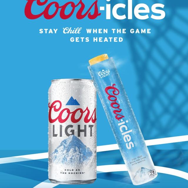 Enter for a chance to win a 6-Pack of Coors-icles, and take chill to the next level when the games get heated! 🔥📈🥶📈 Link in bio.