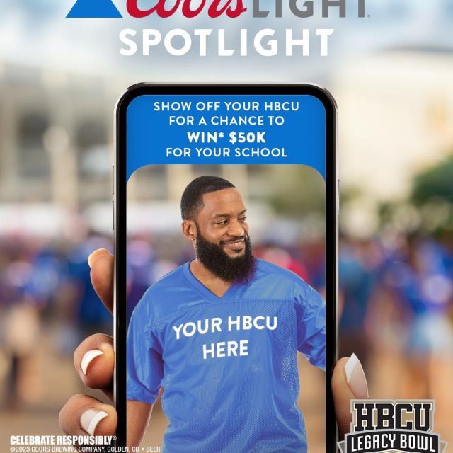 Team spirit has never been so chill. Follow & tag us in a photo that shows an HBCU name via apparel or merch, plus #MYVOTE #COORSLIGHT in the caption, and your school will be entered to win $50K!