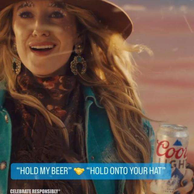 Need a new hat @laineywilson? Check out the full Coors Light #ChillTrain Big Game ad now 👀 👉LINK IN BIO