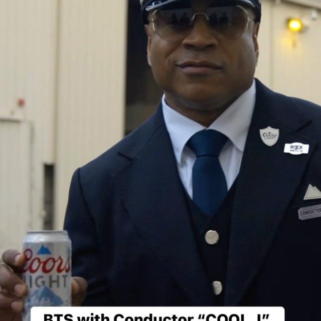 No one keeps the Coors Light #ChillTrain chill like @LLCOOLJ. Check out some behind-the-scenes footage from the Big Game ad.