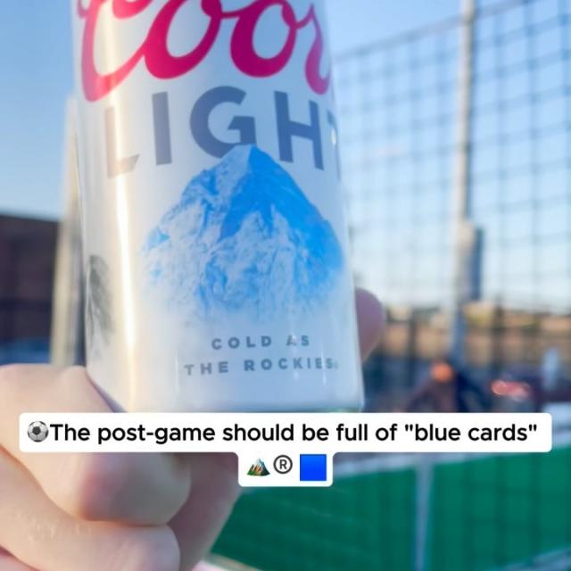 Summer PSA: Less red cards⚽️ More blue mountains🏔®️🟦
