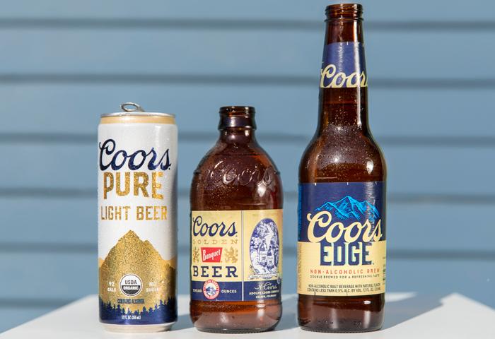 Coors Pure, Banquet and Edge