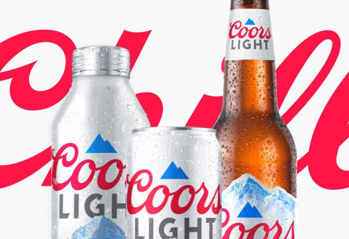 クアーズ バーライト Coors beer ber light アドバタイジング-